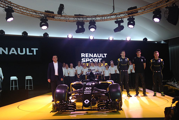 Команда Renault представила свой болид 2016 года