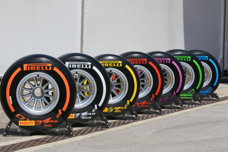 Количество и типы комплектов шин, выбранные пилотами на Гран При Монако