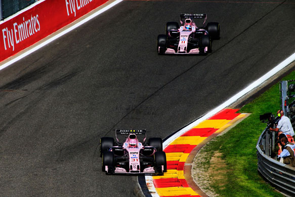 Force India может запретить Пересу и Окону бороться между собой